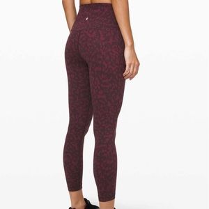 lululemon align 25” HR Formation Camo Dark Adobe Multi leggings